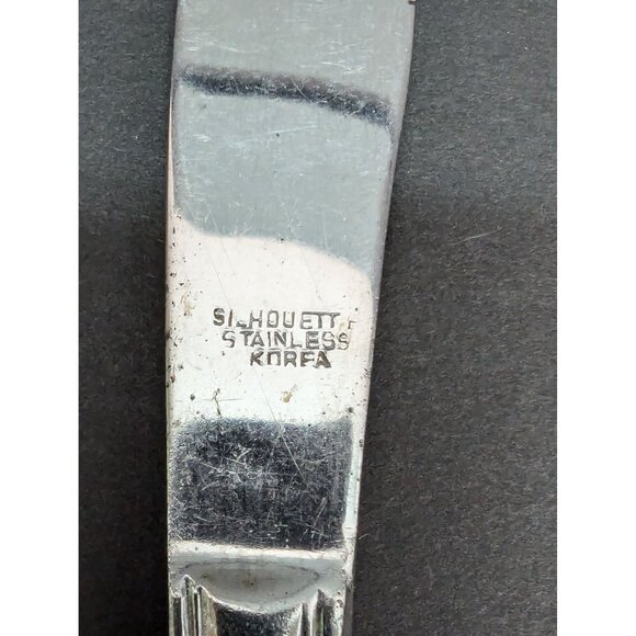 Vintage Silhouette Stainless Flatware Lot of 6 Pieces Read Description - Picture 9 of 9